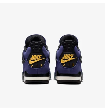 Кросівки чоловічі Air Jordan 4 Retro Lakers Violet FV5029-500