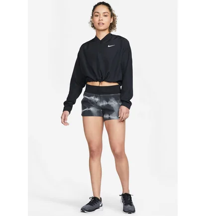 Вітровка жіноча Nike W Nk Swoosh Run Jacket Black Dm7775-010