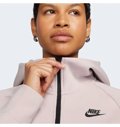 Толстовка жіноча Nike Sportswear Tech Fleece Windrunner Pink FB8338-019