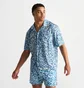 Рубашка мужская Air Jordan Essentials Allover Print Button-Down Poolside Top Light Blue FN4641-423