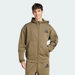 Толстовка чоловіча Adidas Z.N.E. Full-Zip Olive JD2910