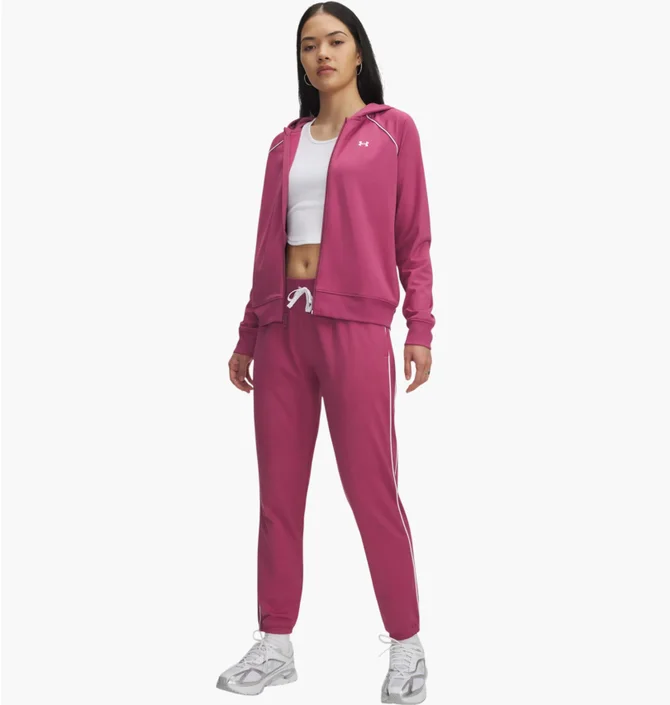 Спортивный костюм женский Under Armour Rival Tricot Tracksuit Hd Pink 6001966-659