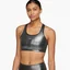 Топ женский Nike W Nk Swoosh Icnclsh Shmr Bra Black/Metallic Ct3791-010