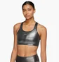 Топ женский Nike W Nk Swoosh Icnclsh Shmr Bra Black/Metallic Ct3791-010