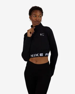 Кофта женская Nike Air Quarter-Zip Jacket Black FB8067-010