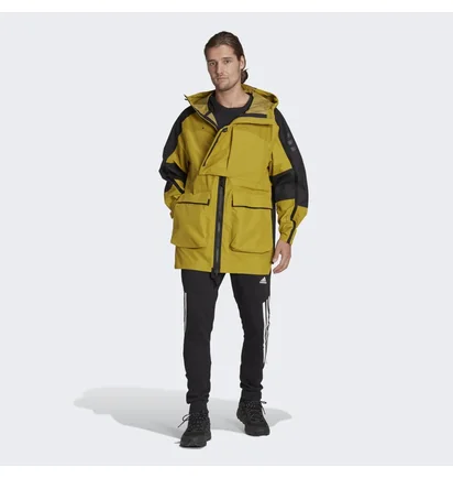 Парка чоловіча Adidas Terrex Xploric Rain.Rdy City Jacket Yellow Hg8574