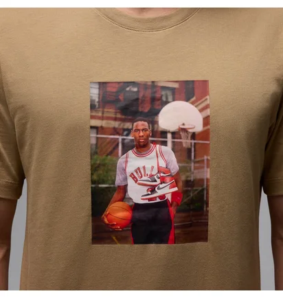 Футболка мужская Air Jordan Brand Photo Ss Crew Brown HJ2354-257