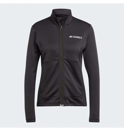 Олимпийка женская Adidas Terrex Multi Light Fleece Full-Zip Jacket Black IB1814