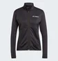 Олимпийка женская Adidas Terrex Multi Light Fleece Full-Zip Jacket Black IB1814