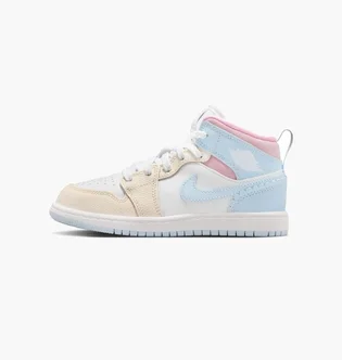 Кроссовки детские Air Jordan 1 Mid Se Little Kids Shoes Multi IB7056-403