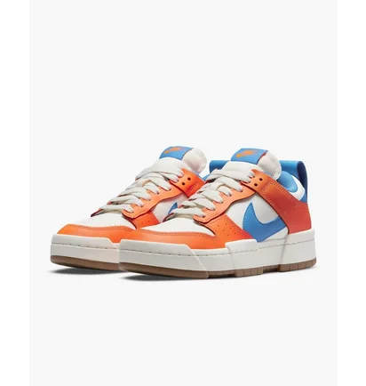 Кросівки жіночі Nike Dunk Low Disrupt Orange/White CK6654-104