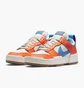 Кросівки жіночі Nike Dunk Low Disrupt Orange/White CK6654-104
