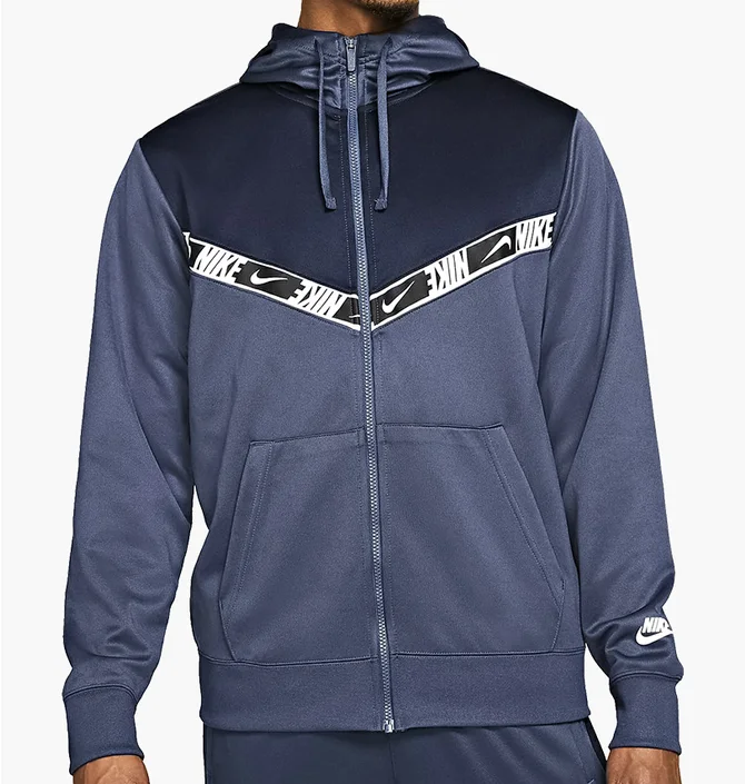 Толстовка чоловіча Nike Sportswear MenS Full-Zip Hoodie Blue DM4672-437