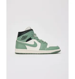 Кросівки жіночі Air Jordan Air 1 Mid Green/White BQ6472-130