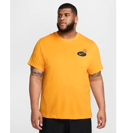 Футболка чоловіча Nike Df Tee 3Mo Gfx Yellow FV8366-717