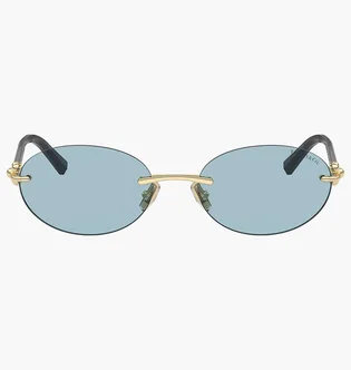 Сонцезахисні окуляри TIFFANY Light Blue/Gold TF-3104D-602180-56