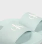 Тапочки мужские Calvin Klein Slide Monogram Turquoise YW0YW01835-TGW