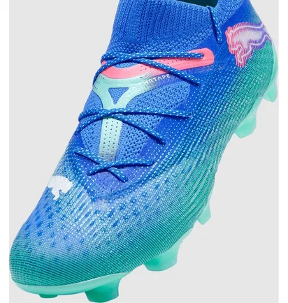 Бутсы унисекс Puma Future 7 Ultimate Fg/Ag Blue/Turquoise 107917-01