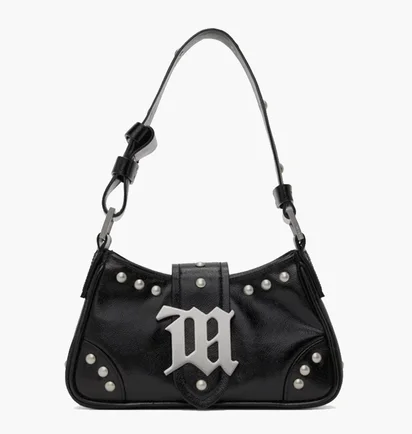 Сумка женская Misbhv Leather Studded Small Bag Black 241937F048026