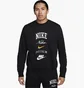 Світшот чоловічий Nike Long-Sleeve Crew-Neck Sweatshirt Club Fleece Black FN2610-010