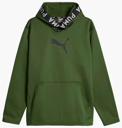 Худи мужское Puma Train Pwr Fleece Hoodie Green 520893-33