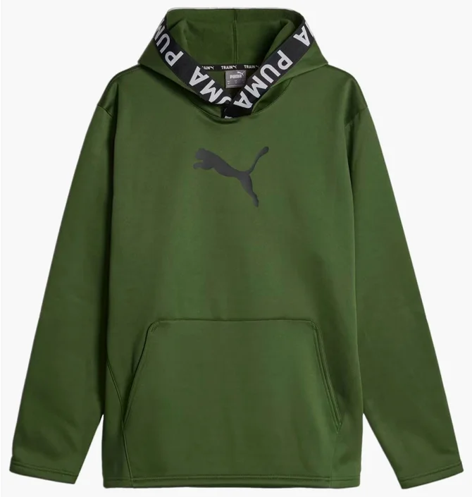 Худи мужское Puma Train Pwr Fleece Hoodie Green 520893-33