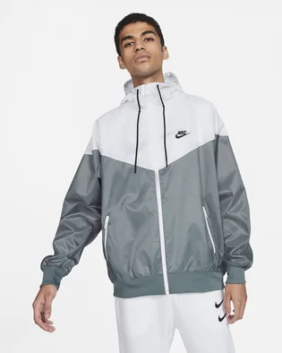 Ветровка мужская Nike Sportswear Windrunner Grey/White DA0001-084