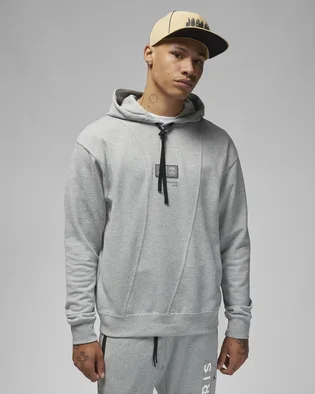 Худі чоловіче Air Jordan Fleece Hoodie X Psg Grey Dm3096-063