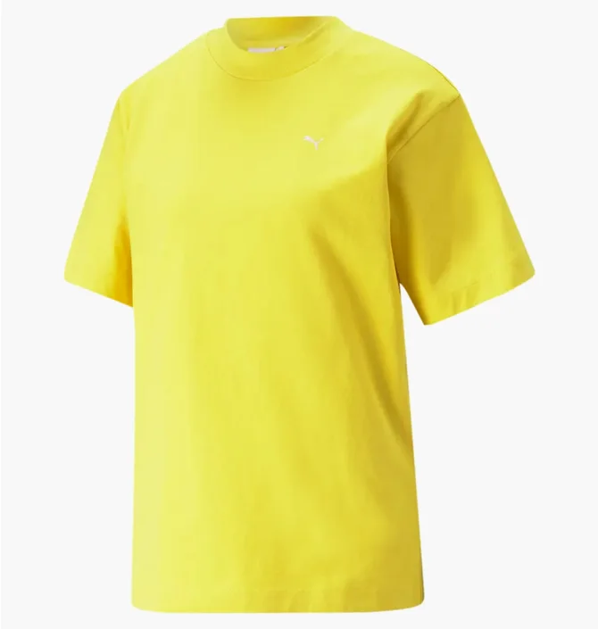 Футболка женская Puma Yona Sunp Mock Neck Tee Yellow 537977-41