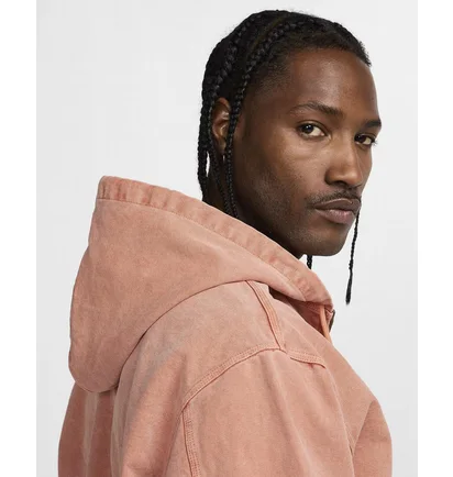Толстовка мужская Nike Life Full-Zip Unlined Jacket Orange FZ6575-225