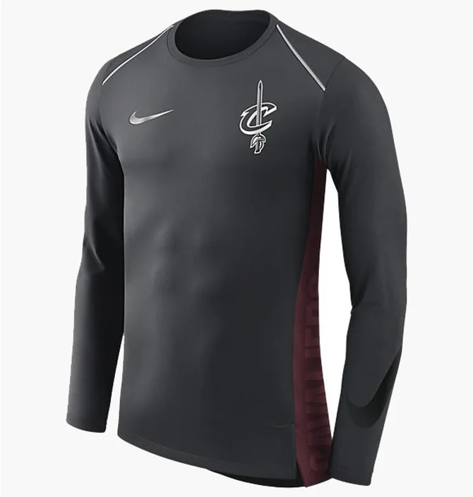 Лонгслів чоловічий Nike Cleveland Cavaliers Hyper Elite MenS Long-Sleeve Nba Top Black 908031-014
