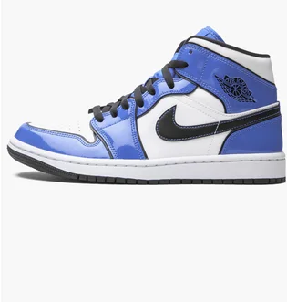 Кроссовки мужские Air Jordan 1 Mid Se White/Blue DD6834-402