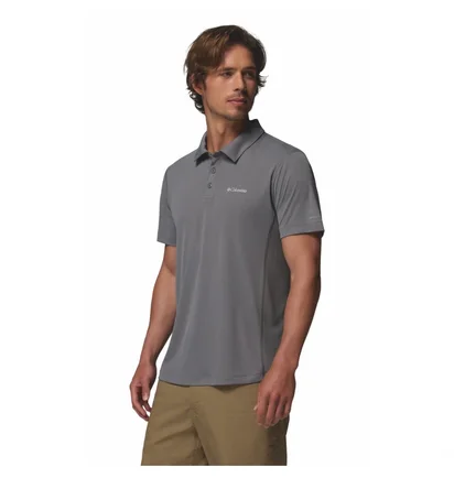 Поло мужское Columbia Zero Rules Light Grey 2118551024