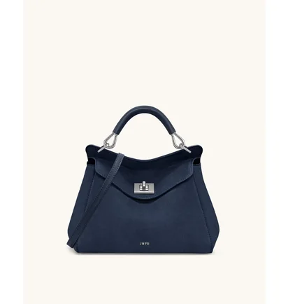 Сумка жіноча JW PEI Lucia Classic Faux Suede Top Handle Bag Blue BB2025BG123145JWP
