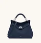 Сумка жіноча JW PEI Lucia Classic Faux Suede Top Handle Bag Blue BB2025BG123145JWP
