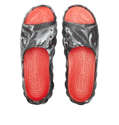 Тапочки мужские Crocs Echo Marbled Slide Grey 208467-0X9