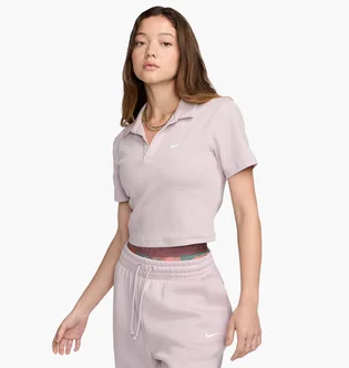Футболка жіноча Nike W Nsw Essntl Ss Polo Top Pink DV7884-019