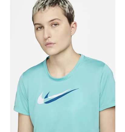 Футболка женская Nike Dri-Fit Swoosh Run Light Blue DD6478-392