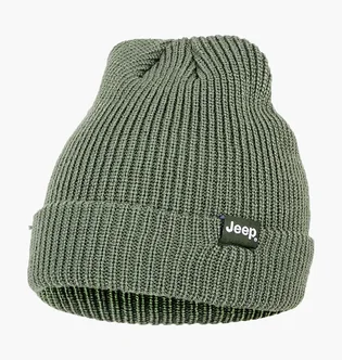 Шапка унисекс Jeep Ribbed Tricot Hat With Cuff J22W Green O102600-E845