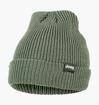 Шапка унисекс Jeep Ribbed Tricot Hat With Cuff J22W Green O102600-E845