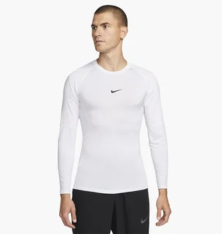 Лонгслів чоловічий Nike Pro Dri-Fit Tight Long-Sleeve Fitness Top White FB7919-100