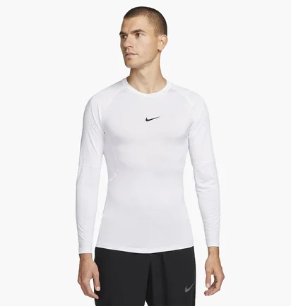 Лонгслив мужской Nike Pro Dri-Fit Tight Long-Sleeve Fitness Top White FB7919-100