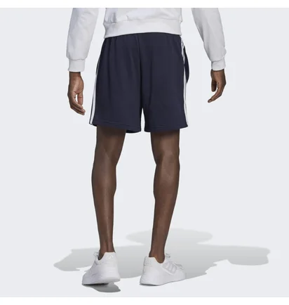 Шорты мужские Adidas Essentials French Terry 3-Stripes Shorts Blue Gk9598