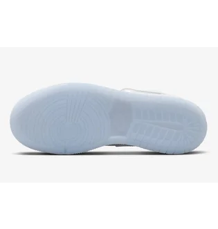 Кросівки дитячі Air Jordan 1 Low White Ice Blue Glitter Swoosh White FQ9112-100