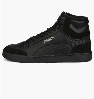 Кроссовки мужские Puma Shuffle Mid Fur Sneakers Black 387609-01