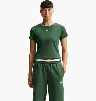Футболка женская Nike Sportswear Tight Ribbed Short-Sleeve Green HV4994-323