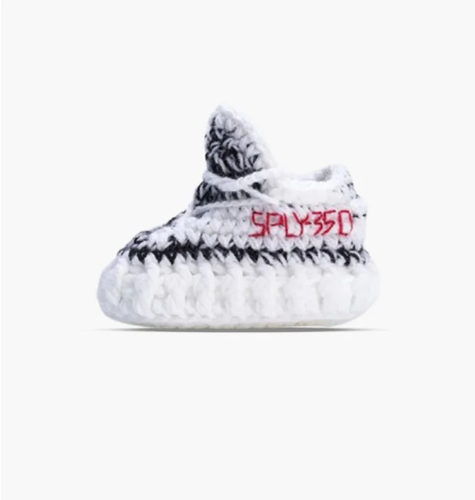 Кросівки дитячі Baby Sneakers Yzy Zebra White/Grey BS-YZY-ZEBRA