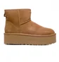 Угги женские UGG Classic Mini Platform Brown 1134991-CHE