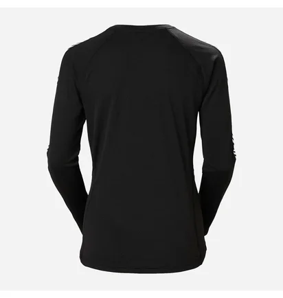 Термобелье мужское Helly Hansen Lifa Active Stripe Crew Black 49413-990
