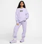 Спортивний костюм жіночий Nike Nsw Flc Os Crew Violet HM4318-515__HM4319-515